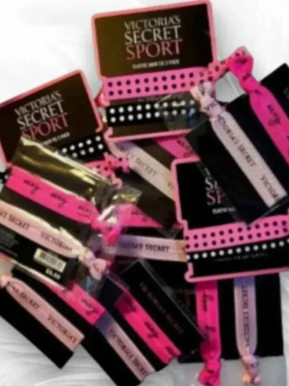 Victoria’s Secret Sport Elastic Hair Ties 2 Pc 1 Random Packs NEW